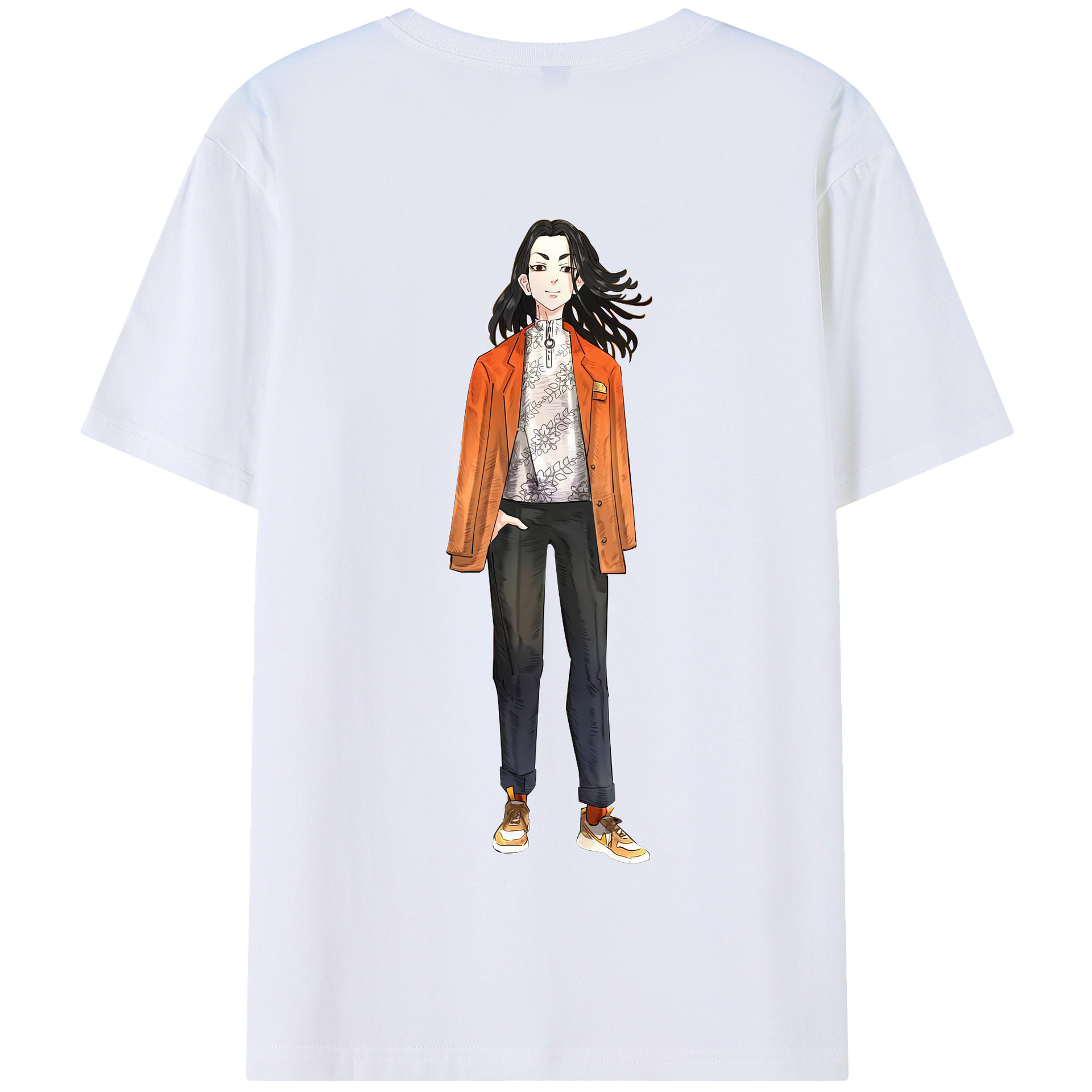 （画像用） 東京リベンジャーズ Tokyo Revengers 綿100％半袖Tシャツ（背面プリント）