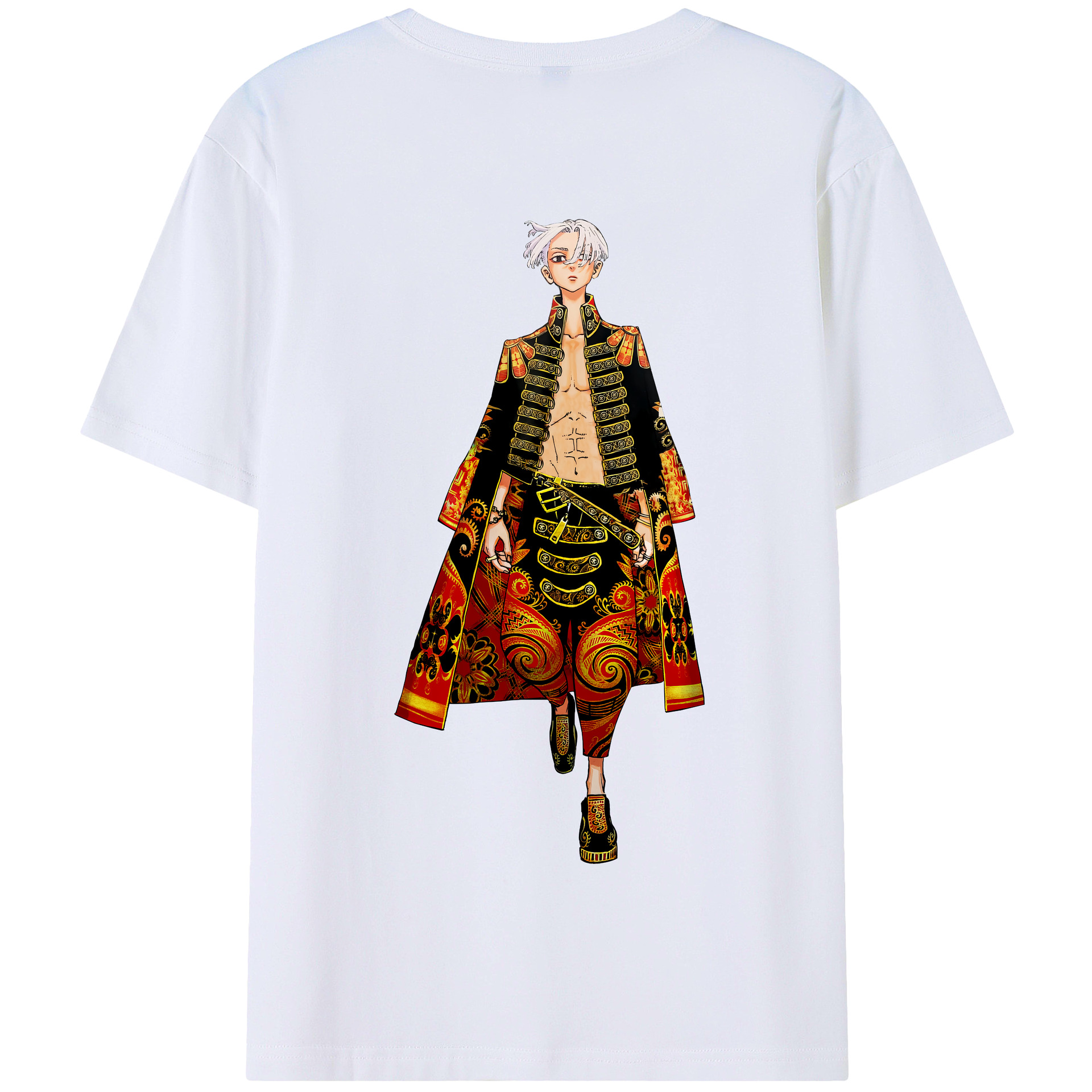（画像用） 東京リベンジャーズ Tokyo Revengers 綿100％半袖Tシャツ（背面プリント）