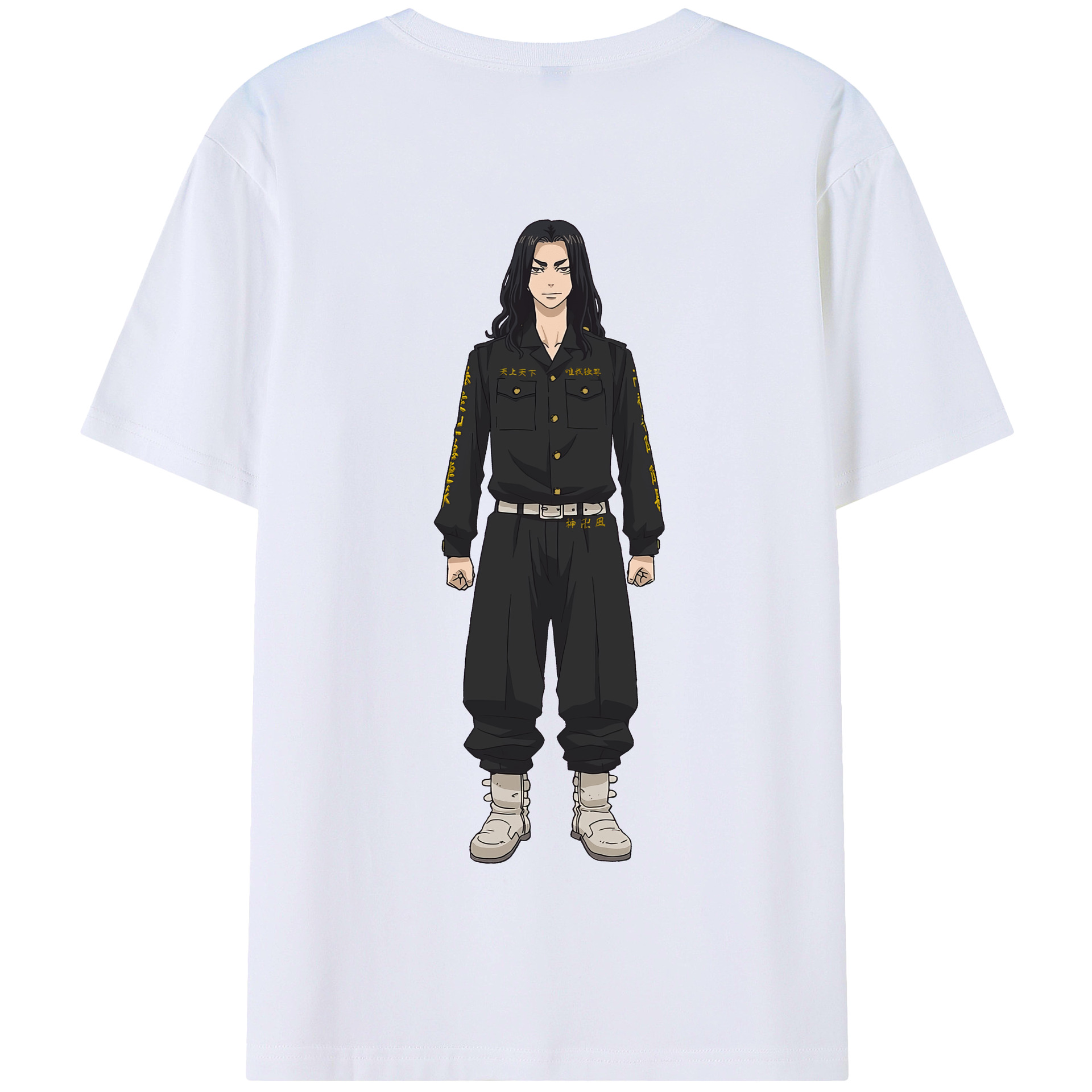 （画像用） 東京リベンジャーズ Tokyo Revengers 綿100％半袖Tシャツ（背面プリント）