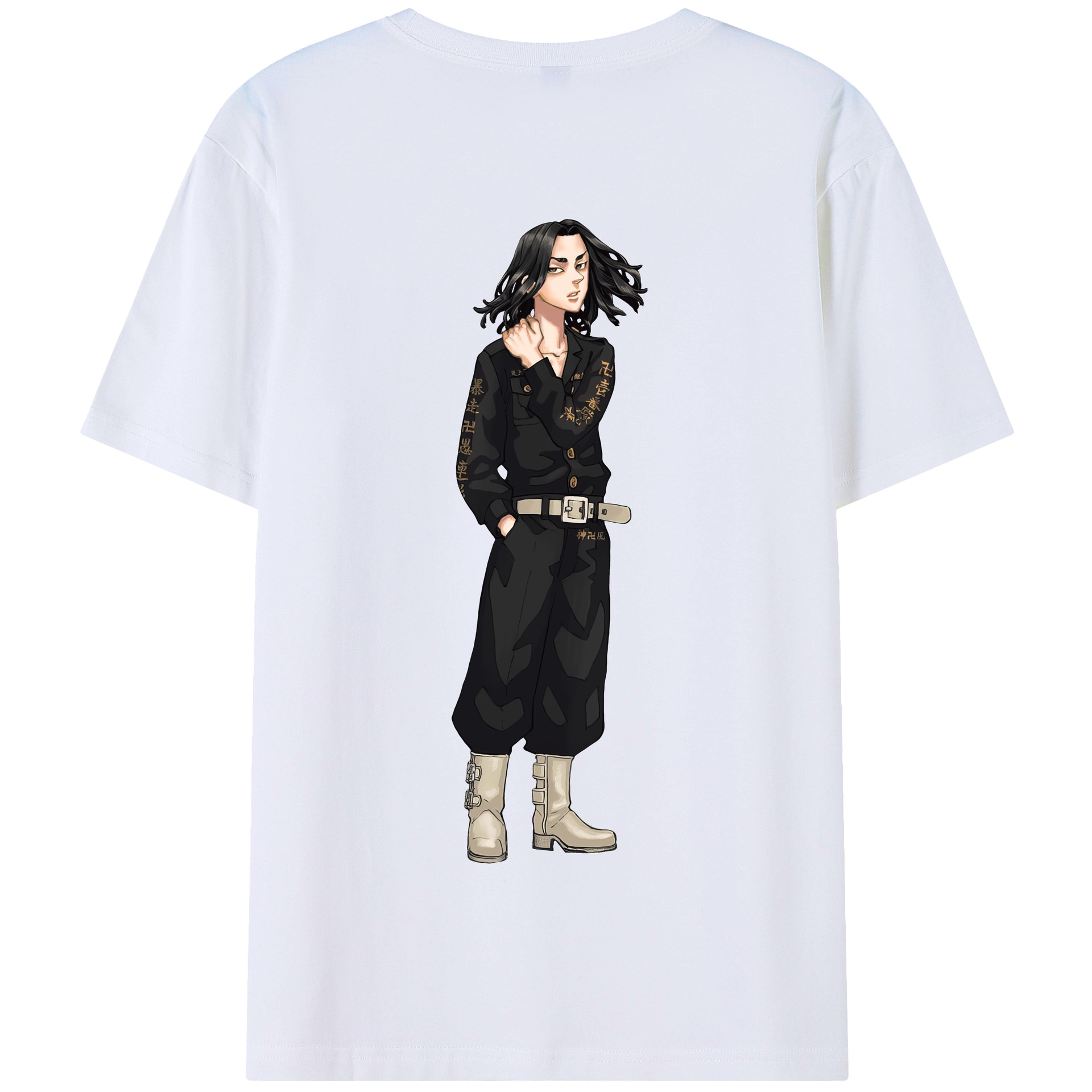 （画像用） 東京リベンジャーズ Tokyo Revengers 綿100％半袖Tシャツ（背面プリント）
