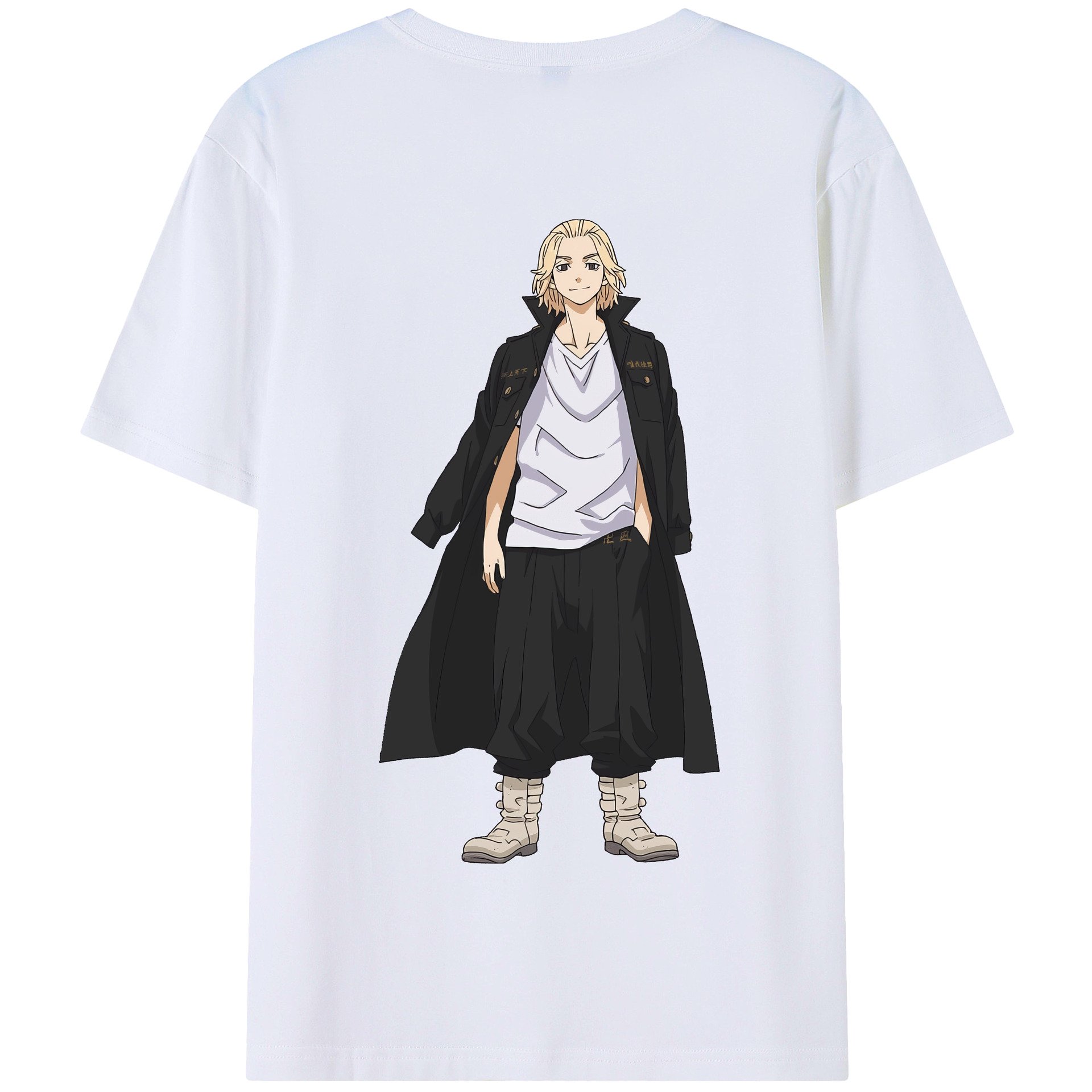 （画像用） 東京リベンジャーズ Tokyo Revengers 綿100％半袖Tシャツ（背面プリント）