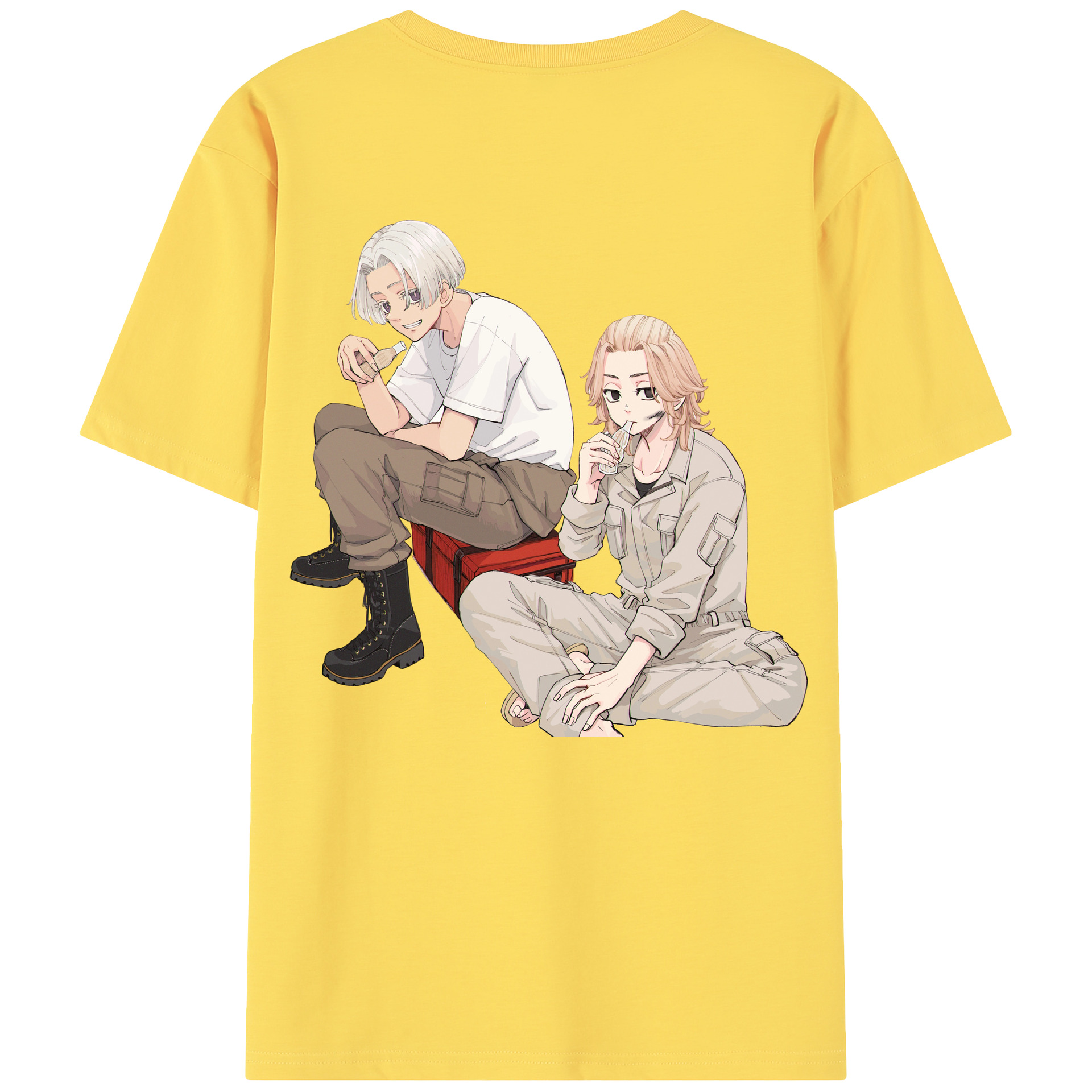（画像用） 東京リベンジャーズ Tokyo Revengers 綿100％半袖Tシャツ（背面プリント）