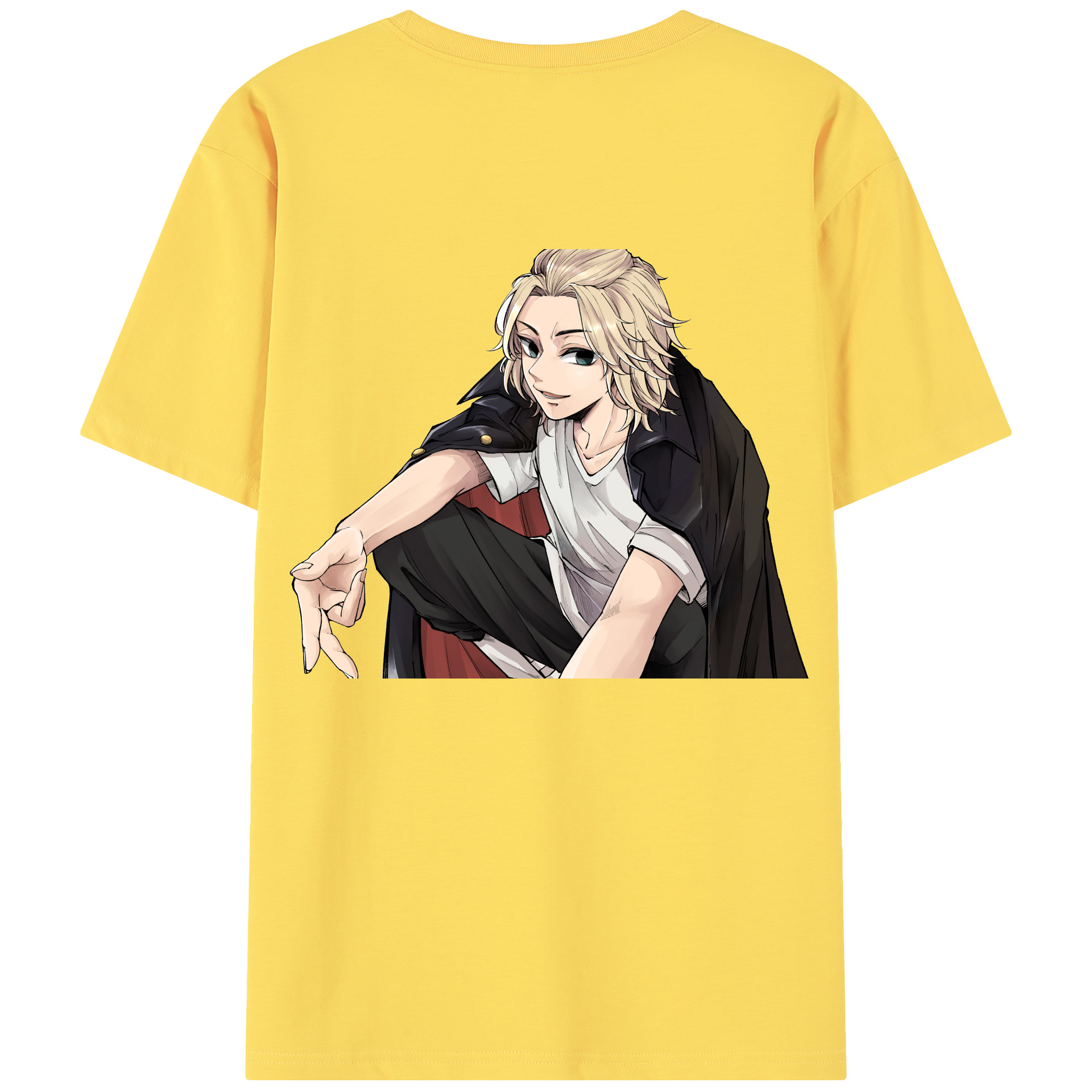 （画像用） 東京リベンジャーズ Tokyo Revengers 綿100％半袖Tシャツ（背面プリント）