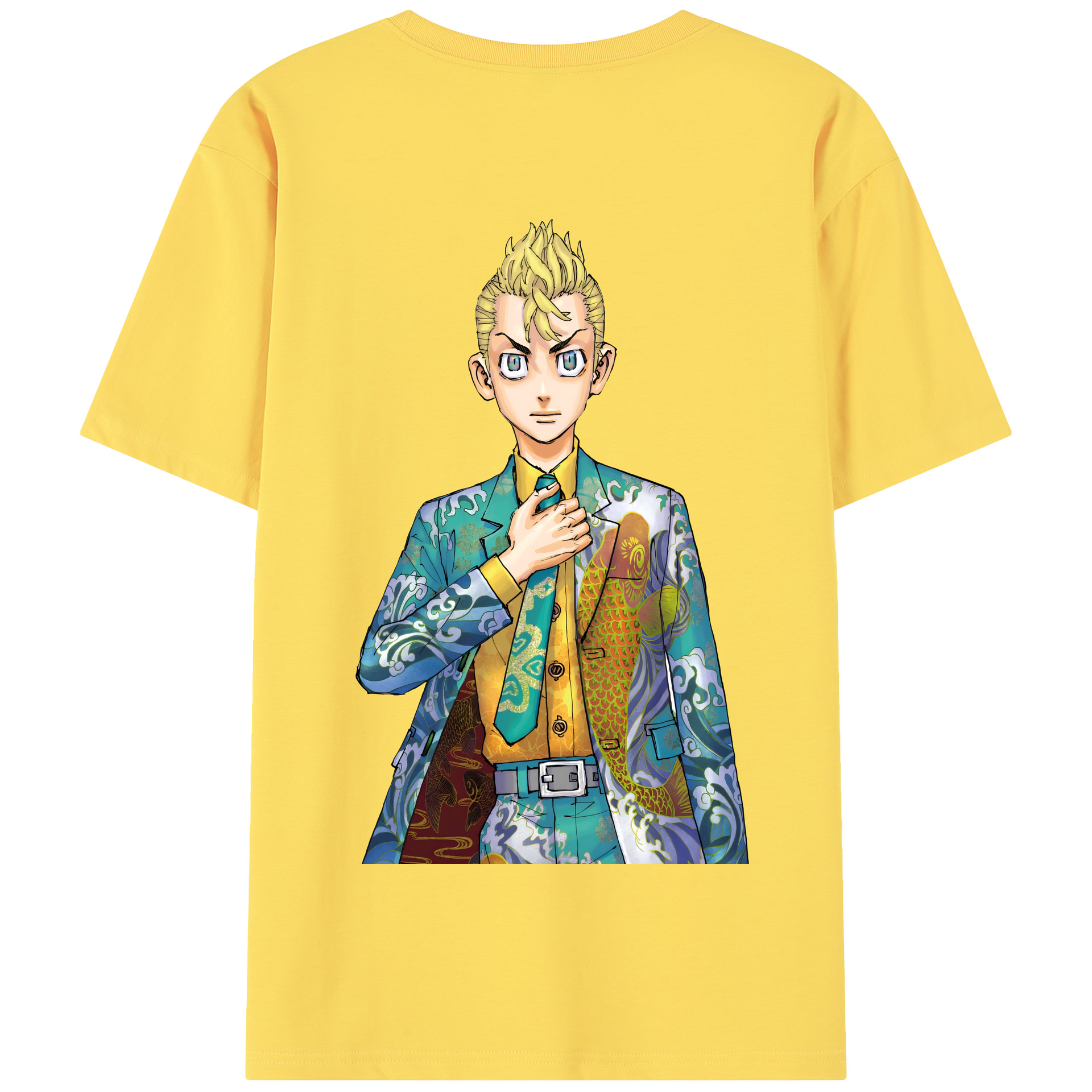 （画像用） 東京リベンジャーズ Tokyo Revengers 綿100％半袖Tシャツ（背面プリント）