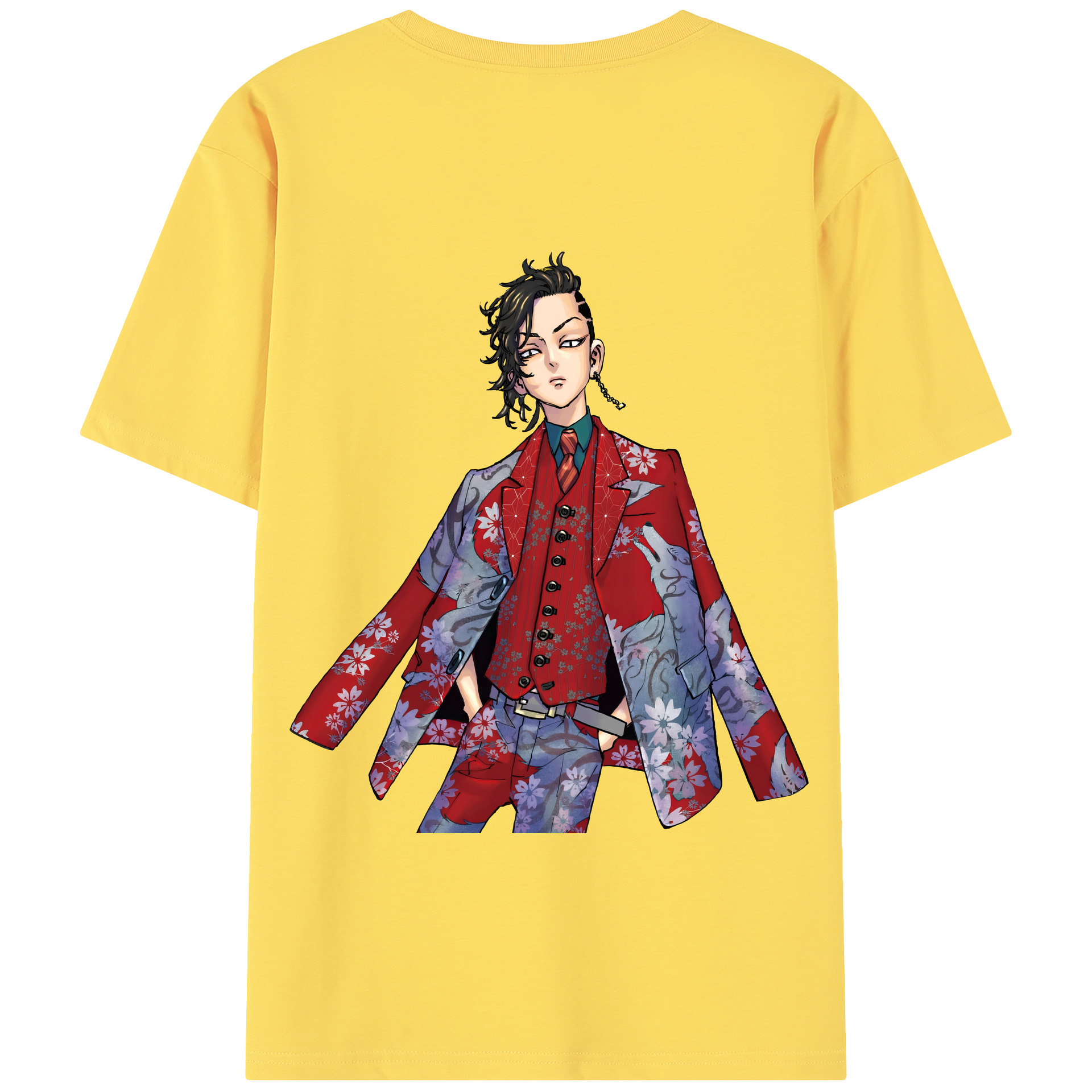 （画像用） 東京リベンジャーズ Tokyo Revengers 綿100％半袖Tシャツ（背面プリント）