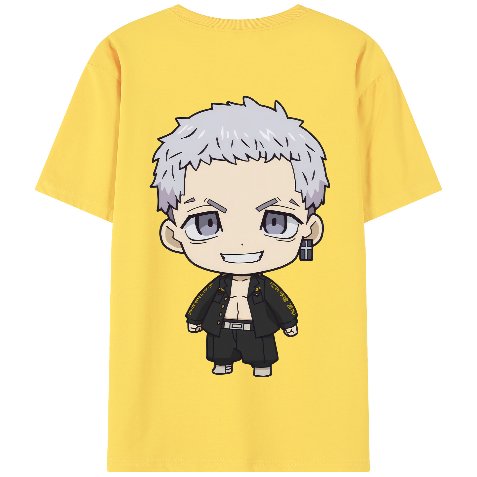 （画像用） 東京リベンジャーズ Tokyo Revengers 綿100％半袖Tシャツ（背面プリント）