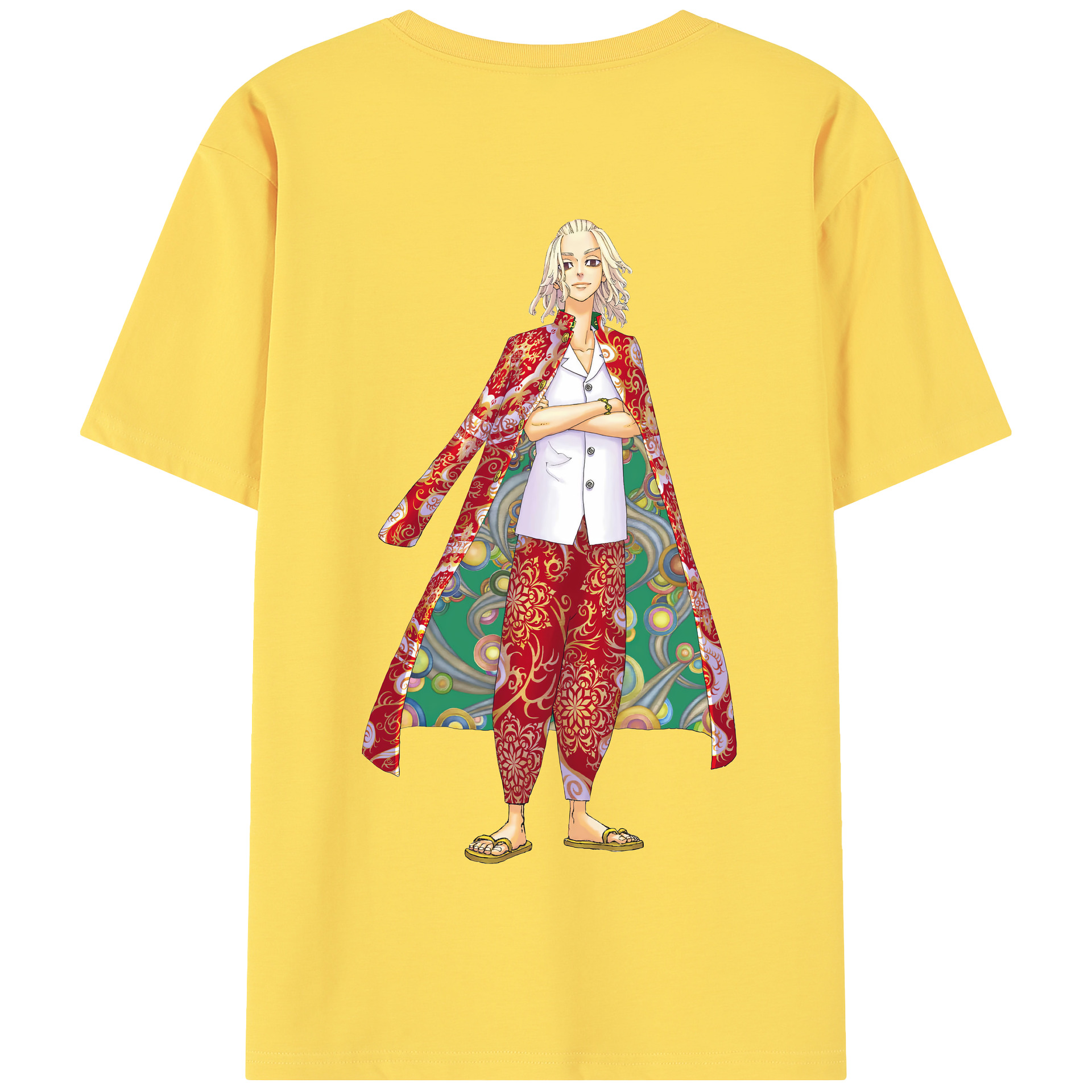 （画像用） 東京リベンジャーズ Tokyo Revengers 綿100％半袖Tシャツ（背面プリント）