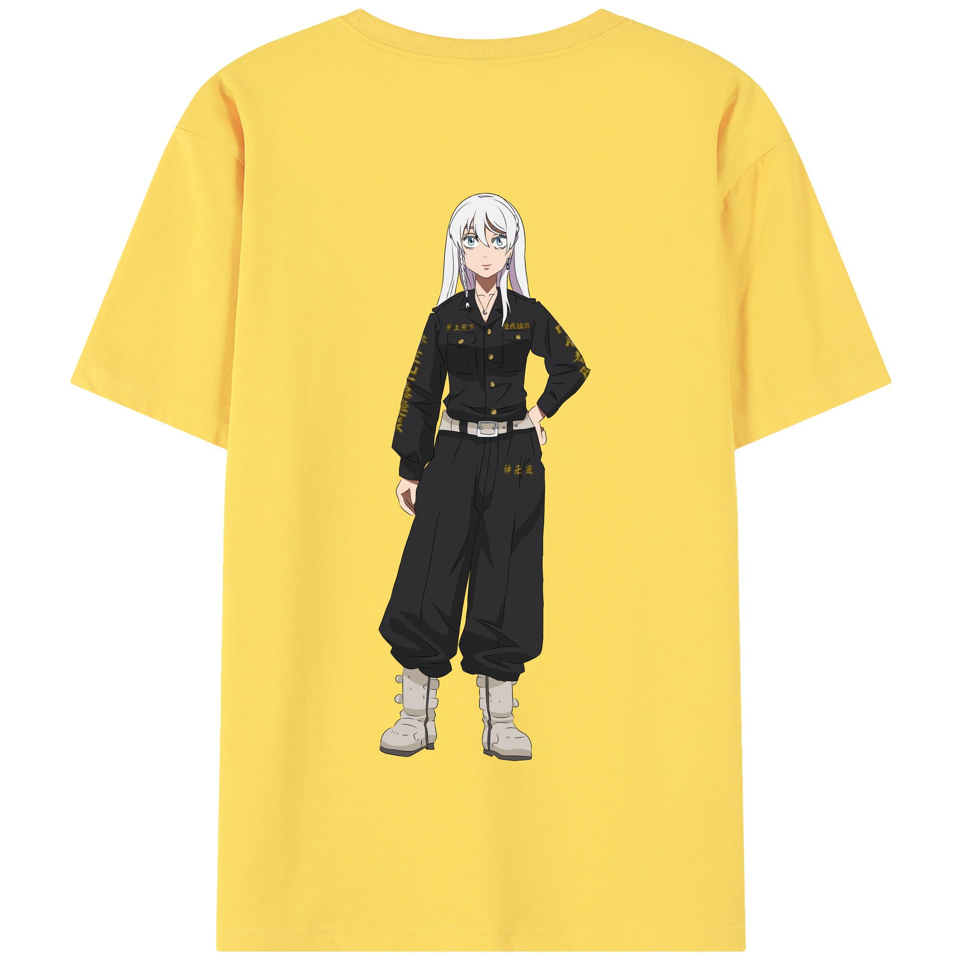 （画像用） 東京リベンジャーズ Tokyo Revengers 綿100％半袖Tシャツ（背面プリント）