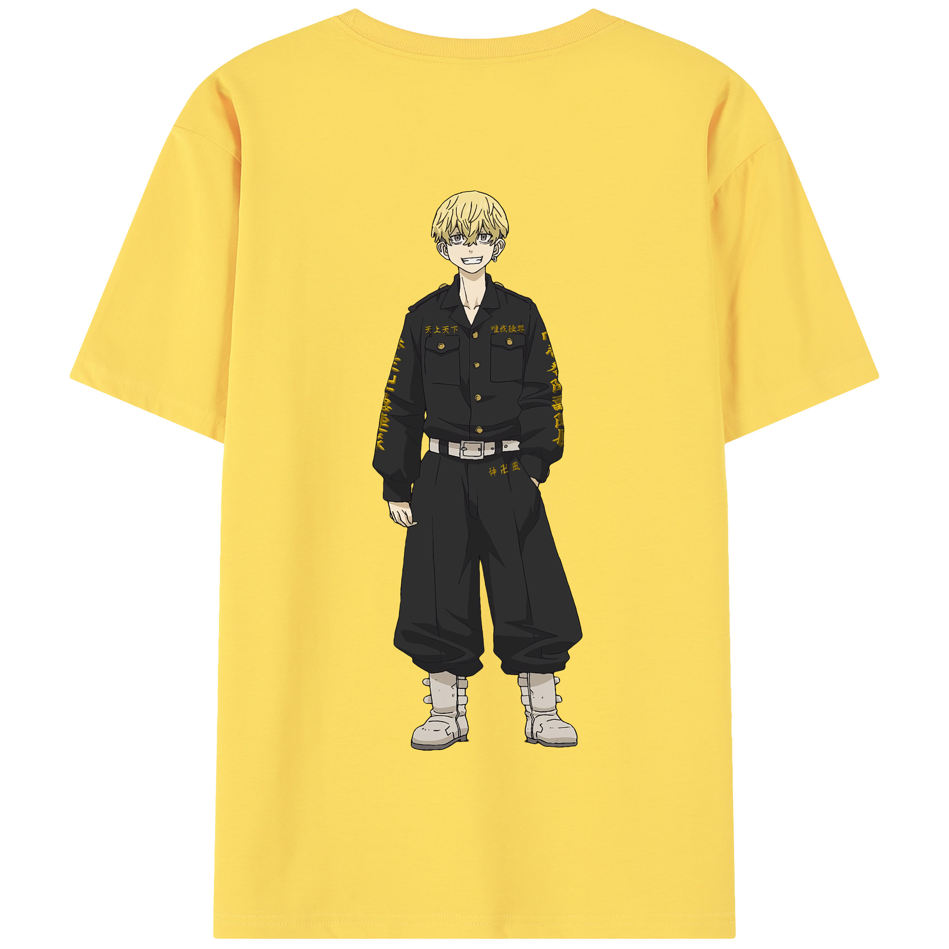 （画像用） 東京リベンジャーズ Tokyo Revengers 綿100％半袖Tシャツ（背面プリント）