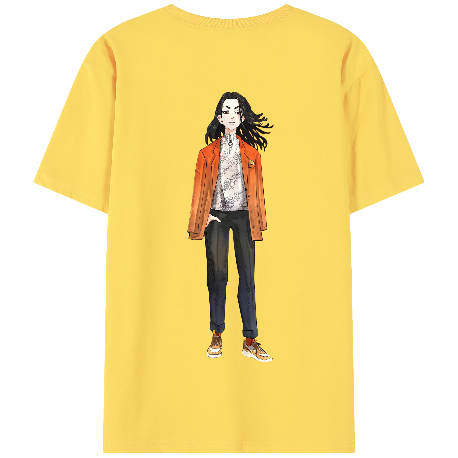 （画像用） 東京リベンジャーズ Tokyo Revengers 綿100％半袖Tシャツ（背面プリント）