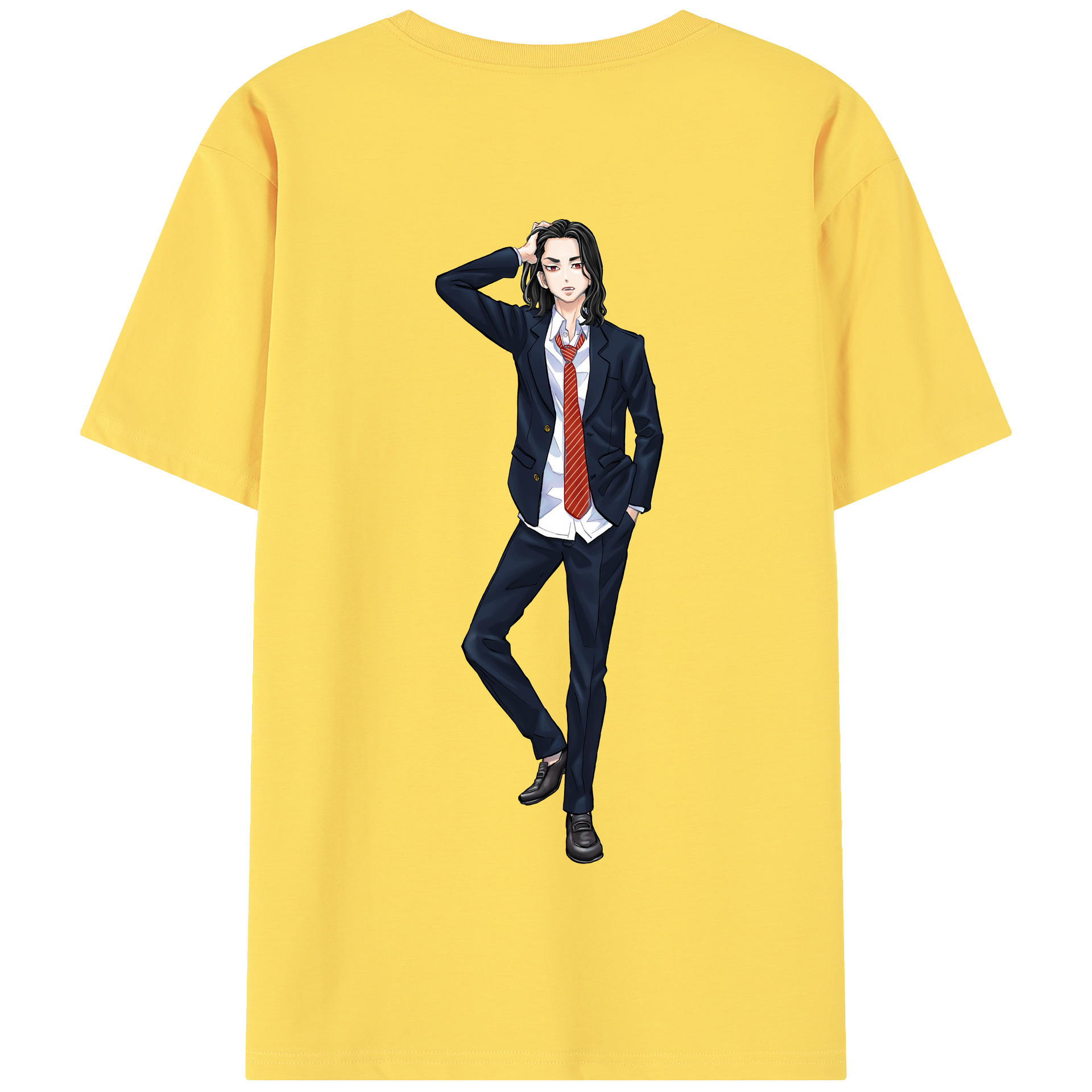 （画像用） 東京リベンジャーズ Tokyo Revengers 綿100％半袖Tシャツ（背面プリント）