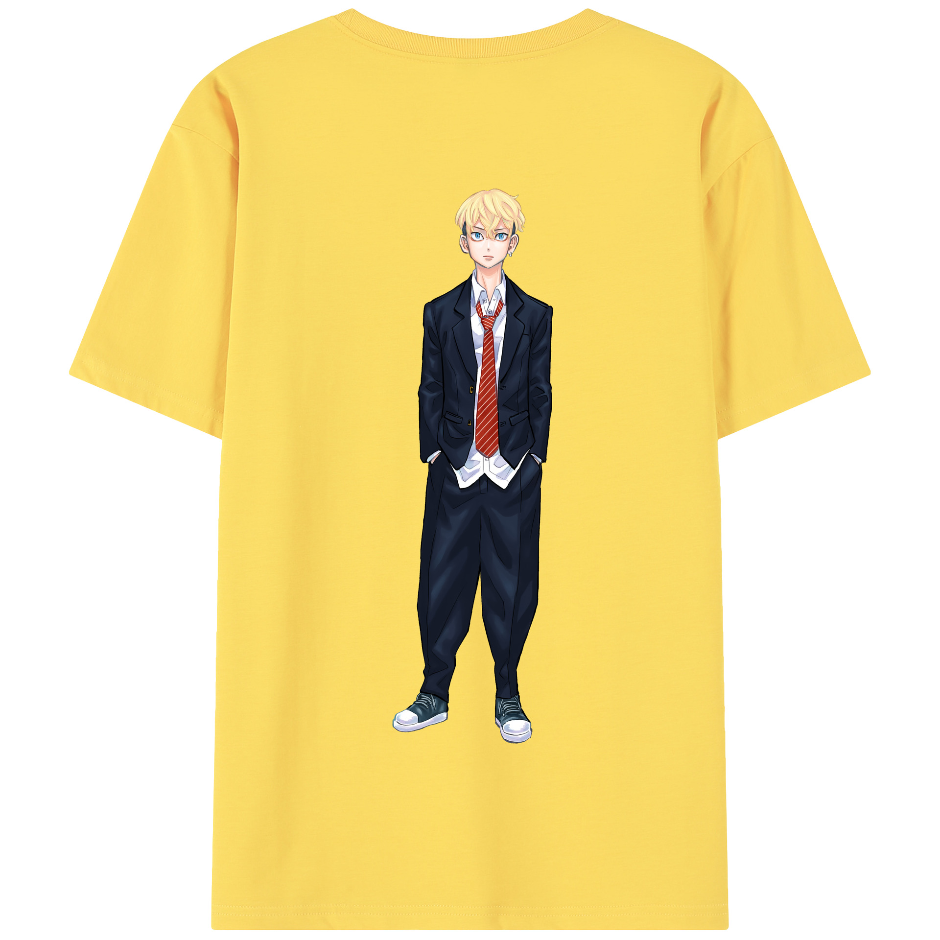 （画像用） 東京リベンジャーズ Tokyo Revengers 綿100％半袖Tシャツ（背面プリント）