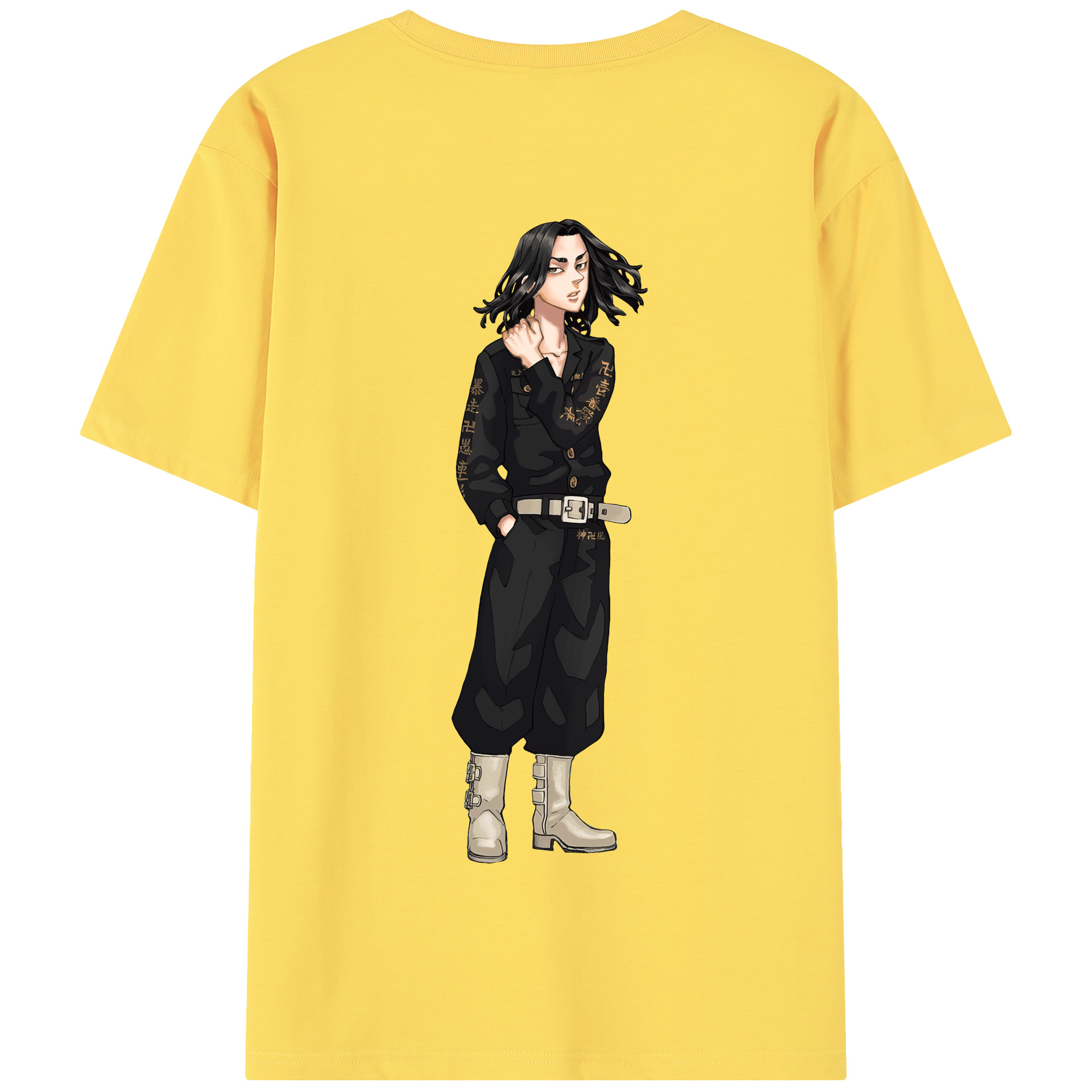 （画像用） 東京リベンジャーズ Tokyo Revengers 綿100％半袖Tシャツ（背面プリント）